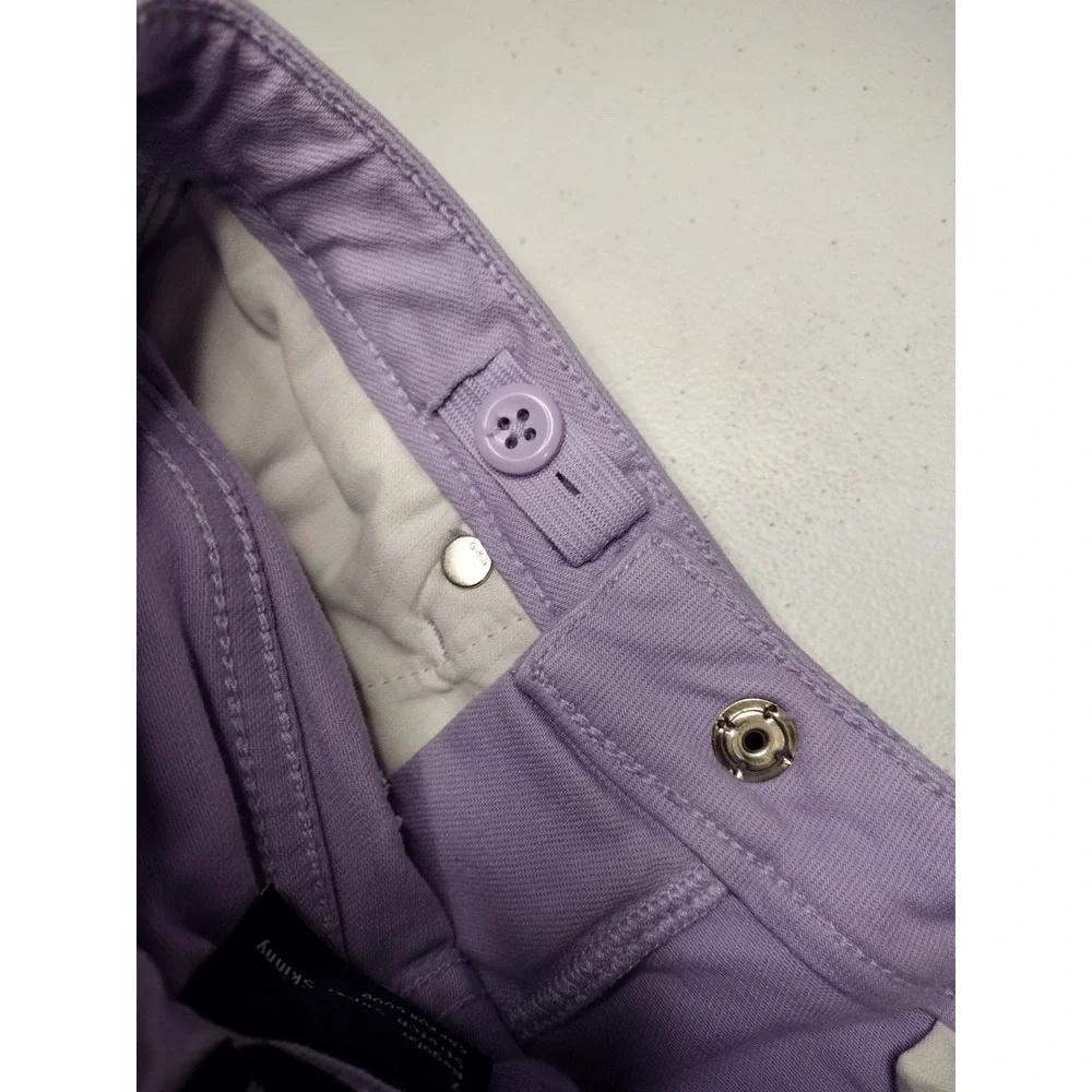 GAP Kids Girls Purple Super Skinny Stretch‎ Denim Jeans Size 7